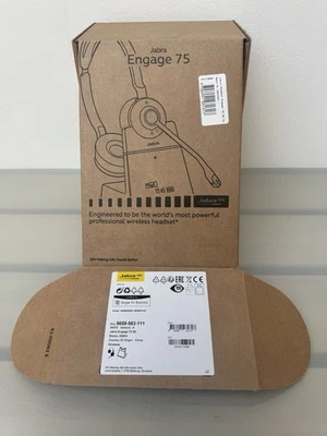 Jabra Engage 75 SE Drahtloses Stereo-Headset für professionelle Anrufe DECT 150m - Bild 1 von 4
