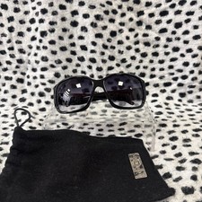 Karen Millen Black Round Sunglasses With Sleeve