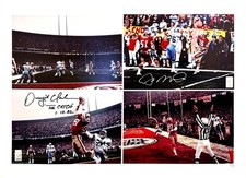 49ERS Joe Montana Dwight Clark Hand Signed THE CATCH 16x20 LE only 30 Authentic