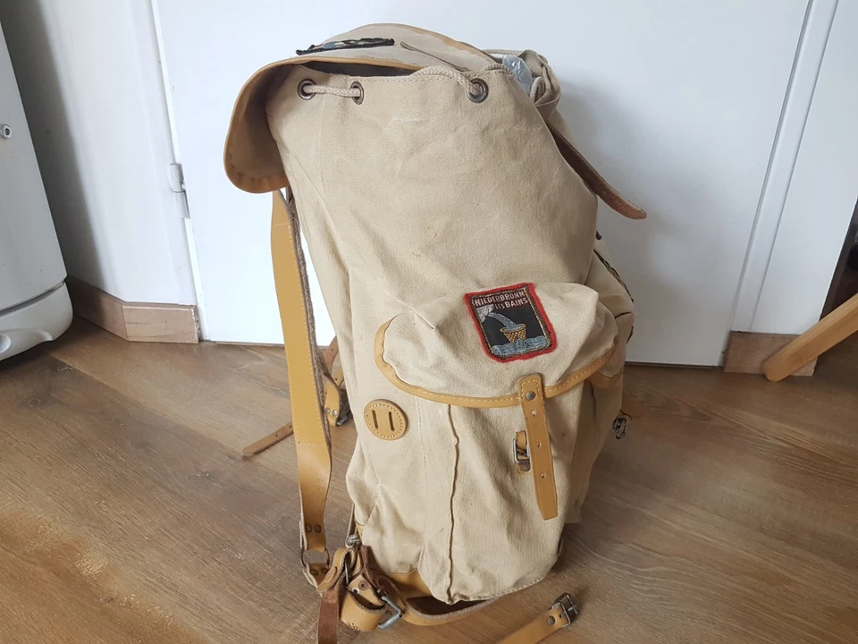 Lafuma Ancien sac à dos de randonnée vintage scoot alpinisme montagne camping - Photo 3/4