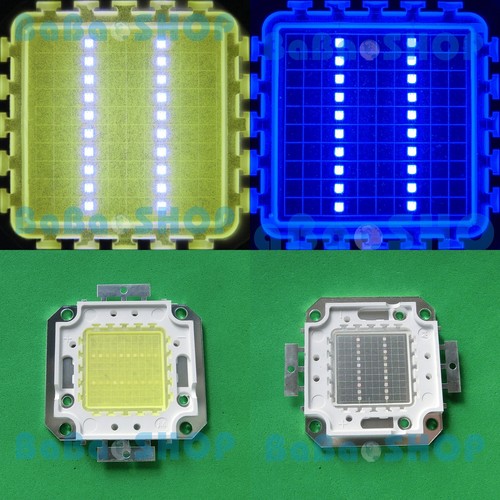 Royal Blue 455nm + 20000K Cool Cold White LED Lamp Light Bulb Aquarium + Driver - Picture 3 of 9