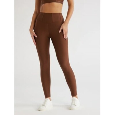 Sofia Active by Sofia Vergara Womens Sleek Corset High Waist Leggings Small 4/6