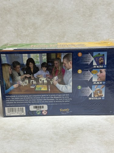 New Sealed Instructures Game of Construction by Instruction Fundex Mensa Select - Picture 2 of 2