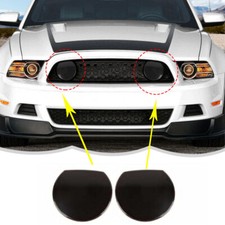  Black Car Front Bumper Lamp Led Grille Light Cover Trim For Ford Mustang 10-14