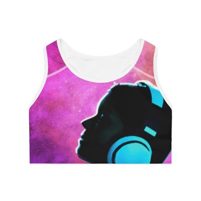 Galaxy Music Sports Bra - Set the Tone for Active Vibes