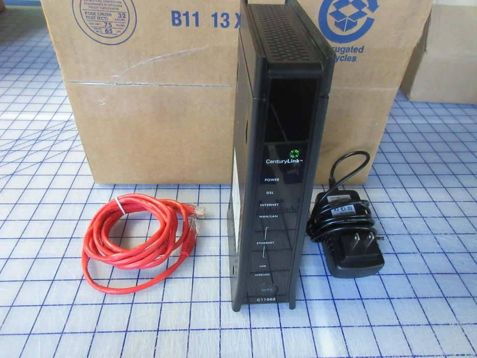 Centurylink C1100Z Wireless WiFi Modem, Power Cord And Ethernet Cable Included - Image 3 of 4