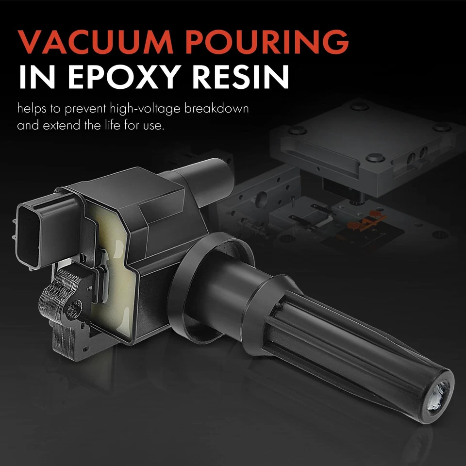 2x Bobina de encendido para Hyundai Sonata 1999-2005 Santa Fe 2001-2006 Kia Optima 2,4 L Foto 3 de 4