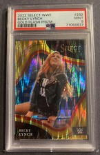 2022 Select WWE Becky Lynch Gold Flash Prizm Ringside #9/10 PSA 9 POP 2! No 10’s