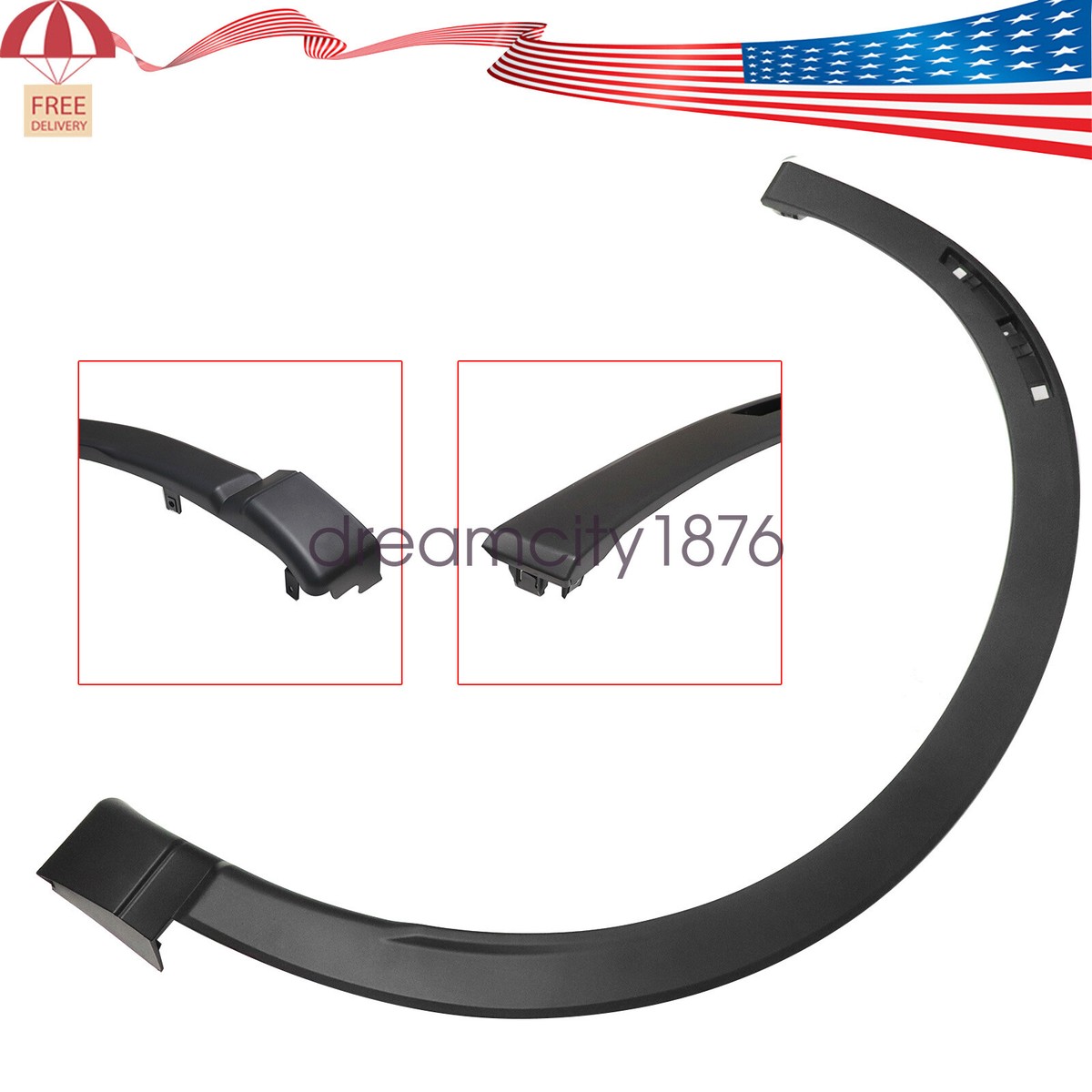 3.しめ縄 Left Front Fender Flare Trim For Honda CR-V CRV 2023-2024