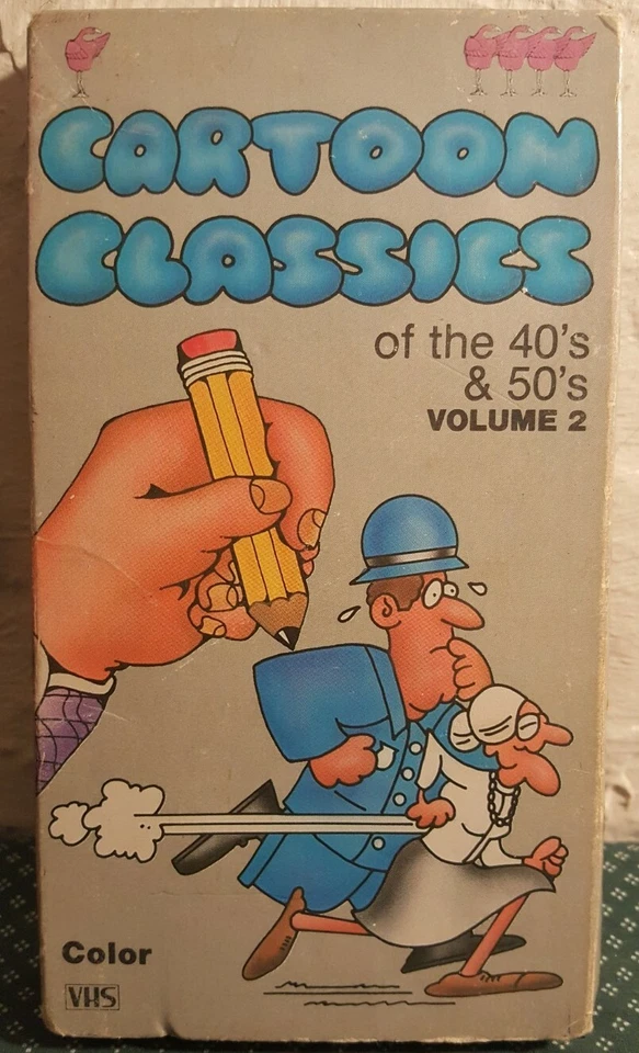 Cartoon Classics Of The 40s & 50s Volume 2 VHS Tape Rare - Image 2 of 3