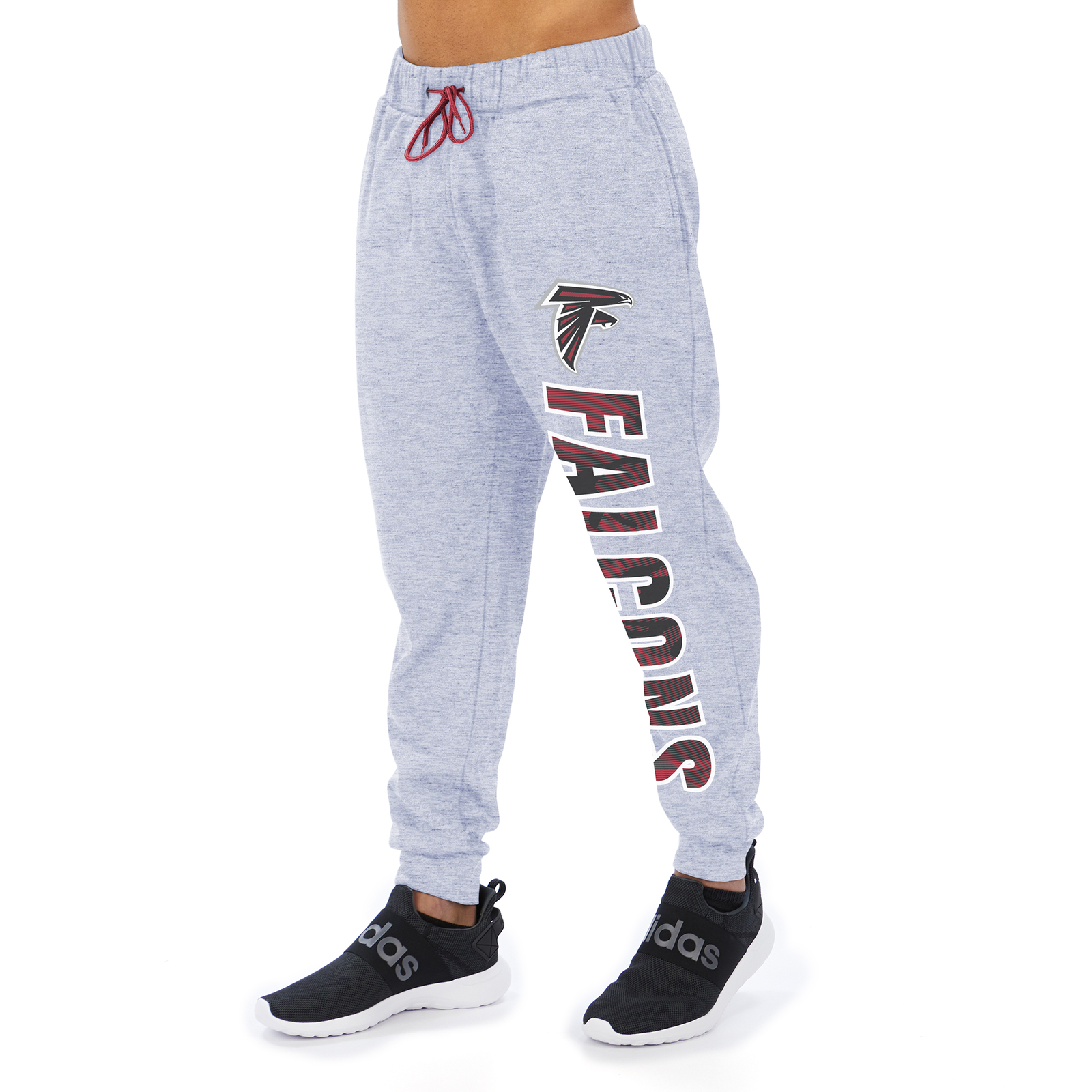 Мужские кроссовки Zubaz NFL Atlanta Falcons Heather серого цвета с камуфляжным рисунком
