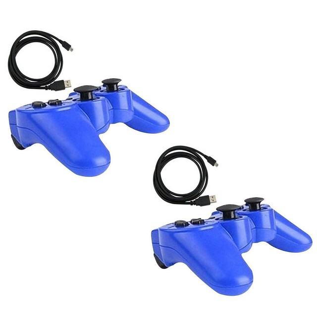 2x Blue Wireless Bluetooth Game Controller Pad For Sony PS3 Playstation 3 eBay