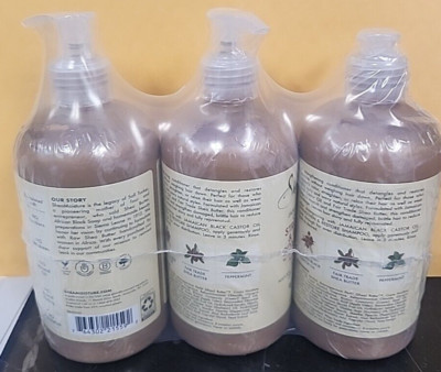 Shea Moisture Jamaican Black Castor Oil Conditioner/3 Pack - 13 Oz each bottle