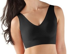 True Co Women's True Body V Neck Bra - XS, Black