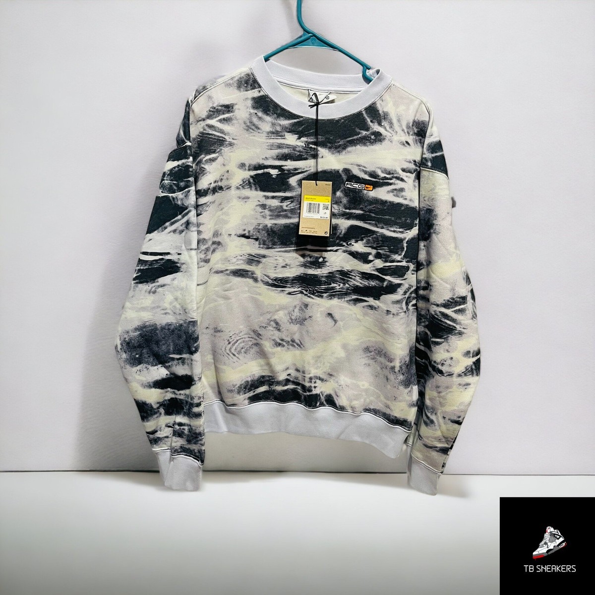 Size S - Nike ACG Therma-Fit All Over Print Fleece Crew Neck