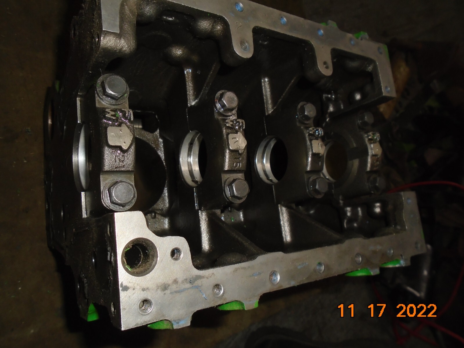John Deere 322 Yanmar Gas 3TG66UJ Engine Block AM876029 eBay