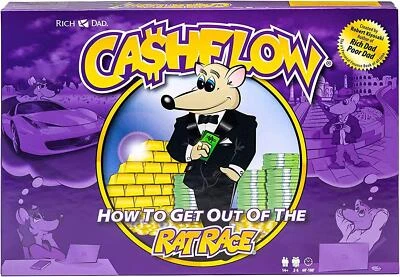 Investing Board Game, CASHFLOW - Rich Dad 2-6 Players Ages 14+