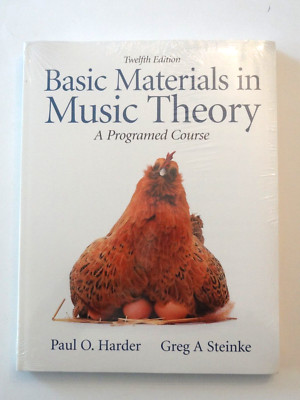 Sealed Basic Materials in Music Theory: A Programed Course Twelth Ed. with CD