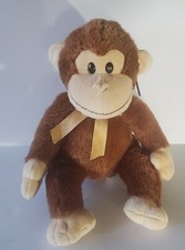 Applause By Russ 14 Monkey Plush Brown Tan Stuffed Animal Brown and tan.