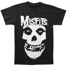 Misfits Classic Fiend Skull T-Shirt-Authentic-Live Nation-All Sizes-NEW