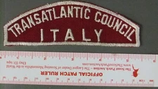 Boy Scout TAC / Italy (large TAC) RWS Council Strip 4013HH