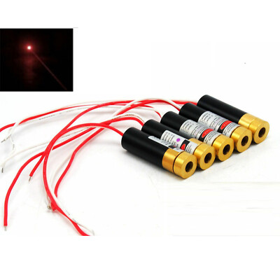 5pcs Focusable 650nm 660nm 5mW Red Dot Laser Diode Module