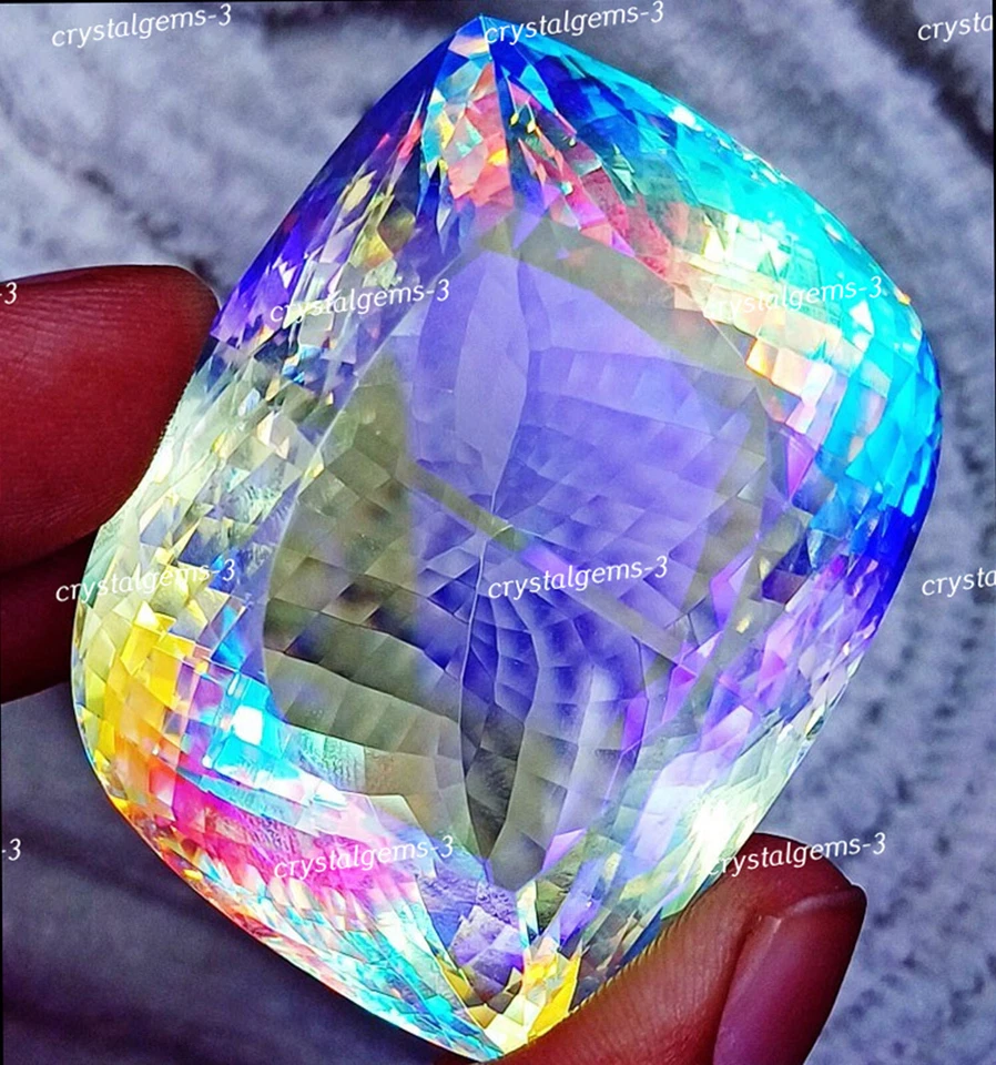 Certified Rainbow Mystic Quartz Loose Gemstone Fancy Shape Between 260 to 270 Ct - Image 3 of 4