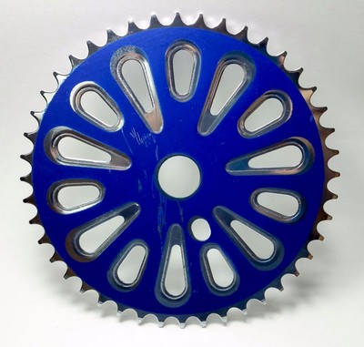 BMX Cruiser ashtabula one piece crankset Chainring 44t 44 Steel Yelllow 1//8