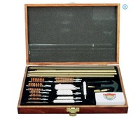 Gunmaster 35 Pc Universal Gun Cleaning Kit Wood Case Deluxe Rods Brushes Mops Gunmaster 35 Pc Universal Gun Cleaning Kit Wood Case Deluxe Rods Brushes Mops