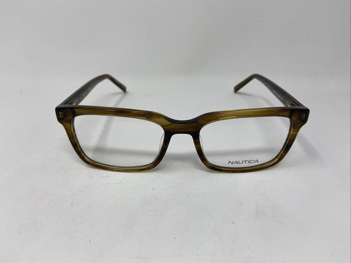 NAUTICA EYEWEAR N8172 261 54-18-145 BROWN CRYSTAL FLEX HINGE  display picture 1