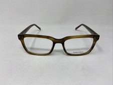 NAUTICA EYEWEAR N8172 261 54-18-145 BROWN CRYSTAL FLEX HINGE EYEGLASSES  O30
