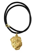 Rottweiler, Rott, Rottie I - Dog necklace, gold-plated pendant for dog fan, uniq