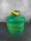 Eagle 5 Gallon Type I Green Safety Gas Can for Oil and Other Combustibles wit.