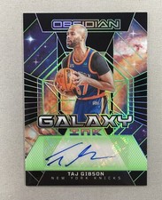 Taj Gibson 2023-24 Panini Obsidian Galaxy Ink Green /25 NEW YORK KNICKS