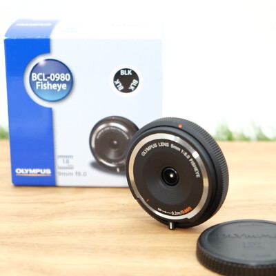 OLYMPUS レンズ Fisheye BCL-0980 BLK Fisheye Body Cap Lens BCL-0980 (9mm F8.0 Fisheye) | Find a