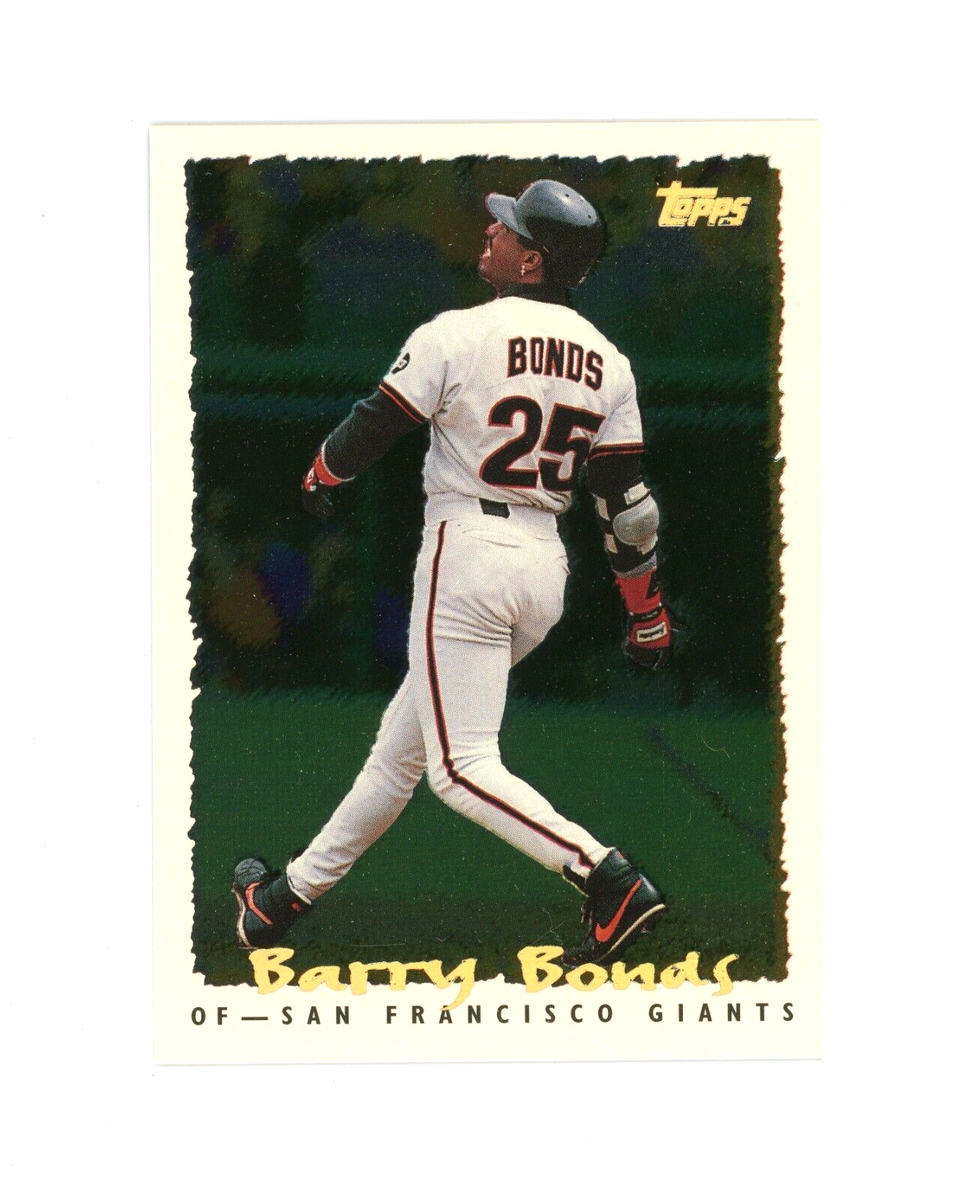 BARRY BONDS 1995 Topps Cyber Stats Special Effects #64 San