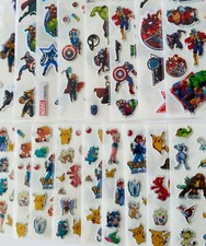 Stickers Spiderman MINECRAFT, Harry Potter, TRANSFORMERS, Dinosaurs, Marvel Hero