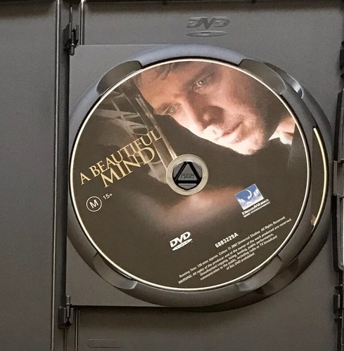 A BEAUTIFUL MIND (2 DISC AWARDS EDITION DVD 2001) REGION - 2 & 4, VGC, Free POST - Picture 3 of 4