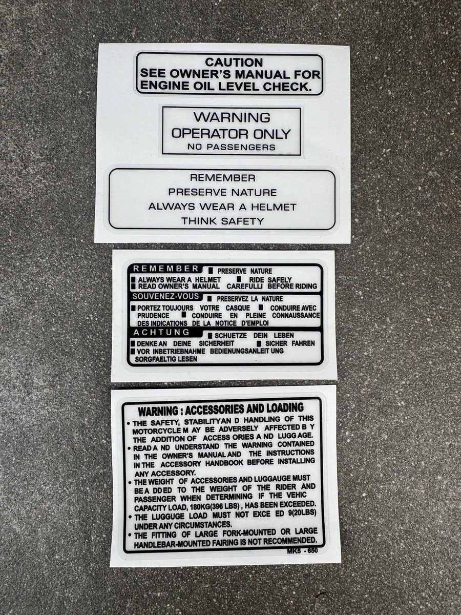 1986 Honda XR 80 Gas Tank Decals AHRMA HONDA XR XL Decals | UK