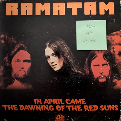 Ramatam In April Came The Dawning Of The Red Suns Vinyl Record VG/G+ SD 7261 
