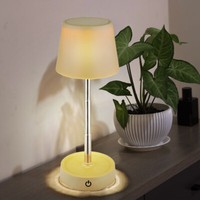 Tischlampe Tischleuchte Nachttischlampe Touchdimmer Verstellbar Sand Akku Led