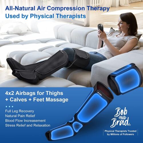 Electric Heating Pad +Leg Massager Machine Heat Air Compression Circulation Set - Picture 9 of 20