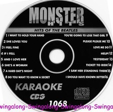 THE BEATLES MONSTER HITS KARAOKE CD G VOL-1068 AND I LOVE HER IN WHITE SLEEVES