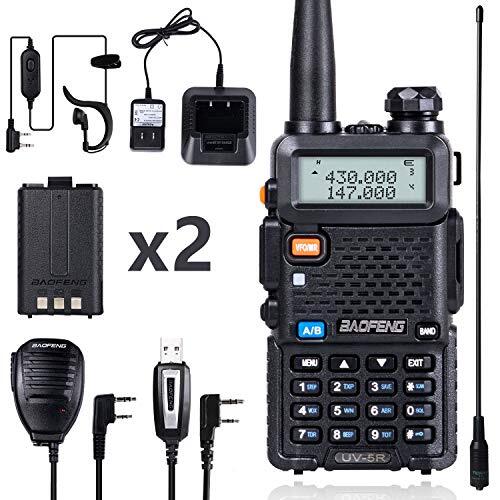 Baofeng UV-5R Dual-Band Long Range 8W Transceiver Ham Two-way Radio ...