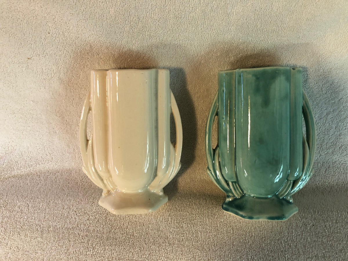 Two Art Deco Small McCoy Vases,1952 | eBay
