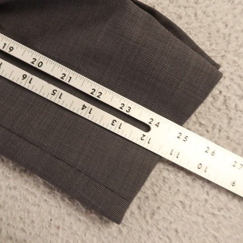 VTG Pierre Cardin Jacket M Gray Houndstooth Mini Check 100% Wool Blazer USA 40R - Picture 16 of 16