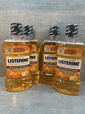Listerine Ultraclean Fresh Citrus Mouthwash 16 oz. Pack Of 4 Ships Next Day