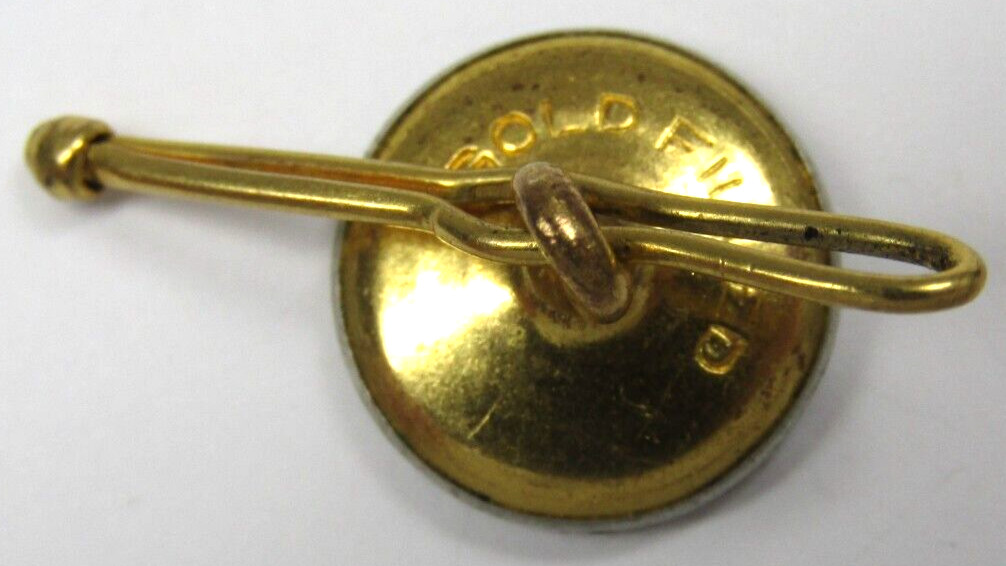 Gold Filled Cufflinks Studs Abalone Shell Mid-Cen… - image 4