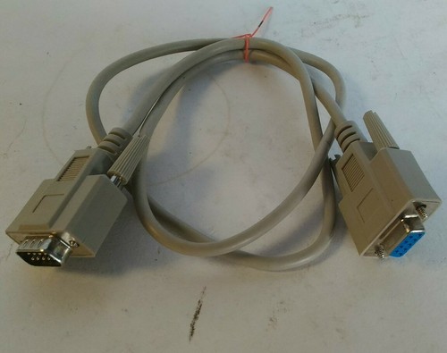 DB9M (male) to (female) DB9F 3' Cable Computer Hardware NIB NOS | eBay
