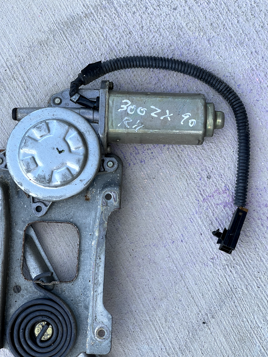 1990 NISSAN 300ZX FRONT DOOR ELECTRIC WINDOW REGULATOR W/ MOTOR